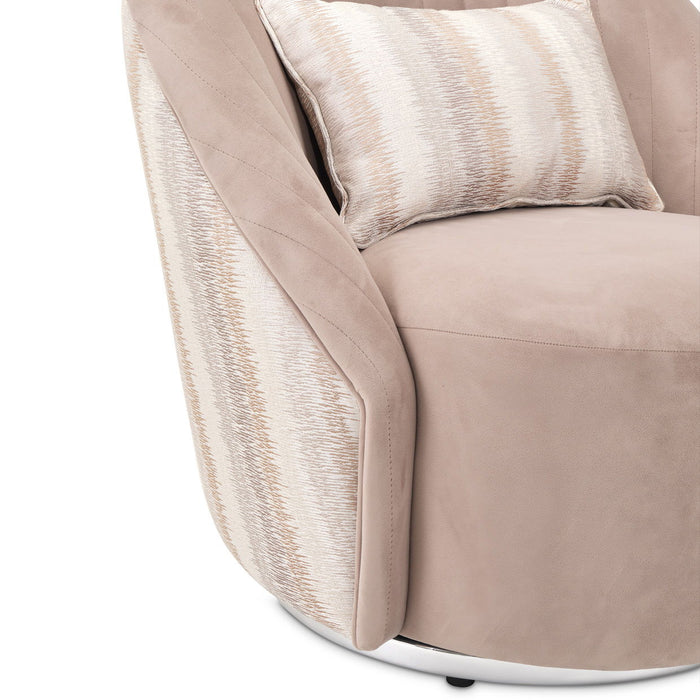 Lucca - Swivel Chair - Silver