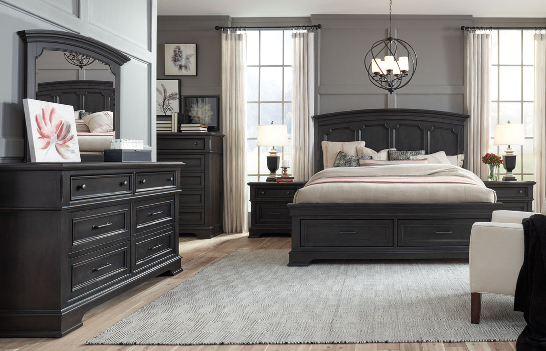 Townsend - Complete Arched Panel Bed