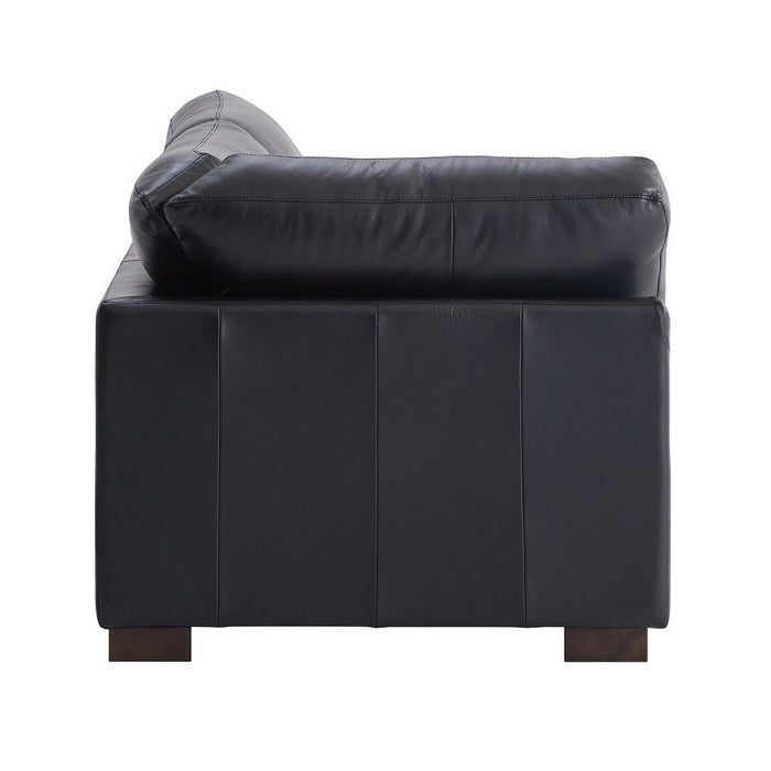 Geralyn - Sectional Sofa With 2 Pillows - Black