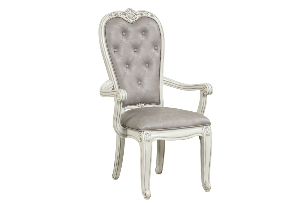Bianello - Arm Chair (Set of 2) - Vintage Ivory