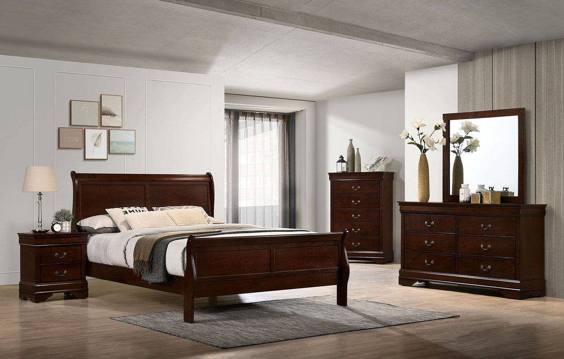 Louis Philippe - Sleigh Bed