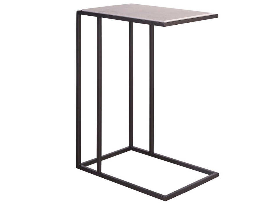 Coalesce - Boer Accent Table - Pearl Silver
