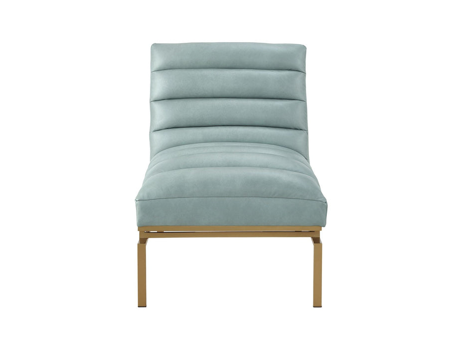 Channeled - Accent Chair, Special Order - Light Blue