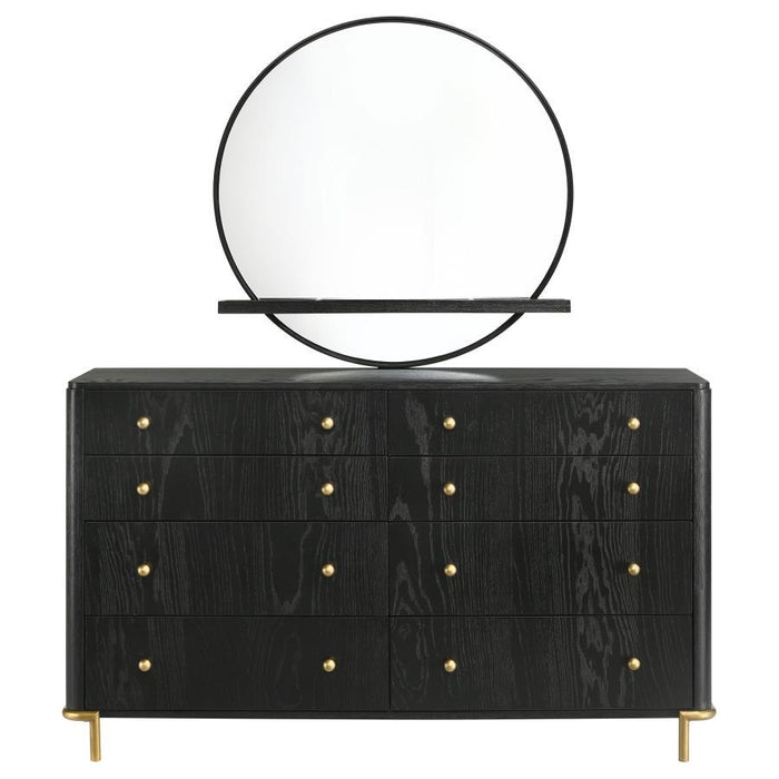 Arini - 8-Drawer Bedroom Dresser With Mirror