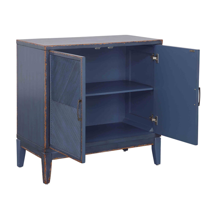 Levy - Two Door Cabinet - Blue