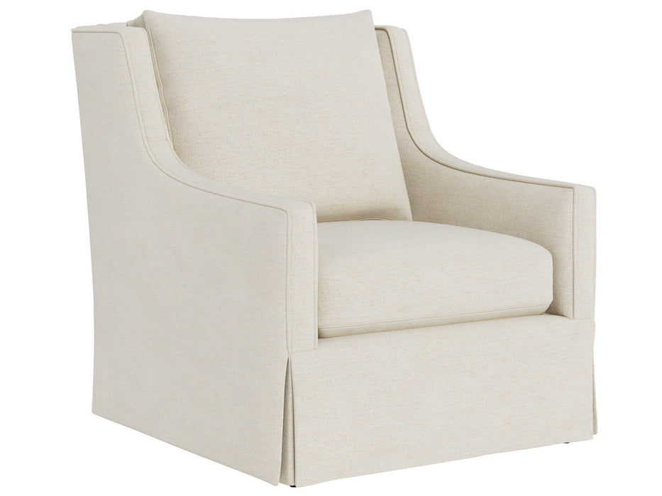 Hudson - Swivel Chair - White