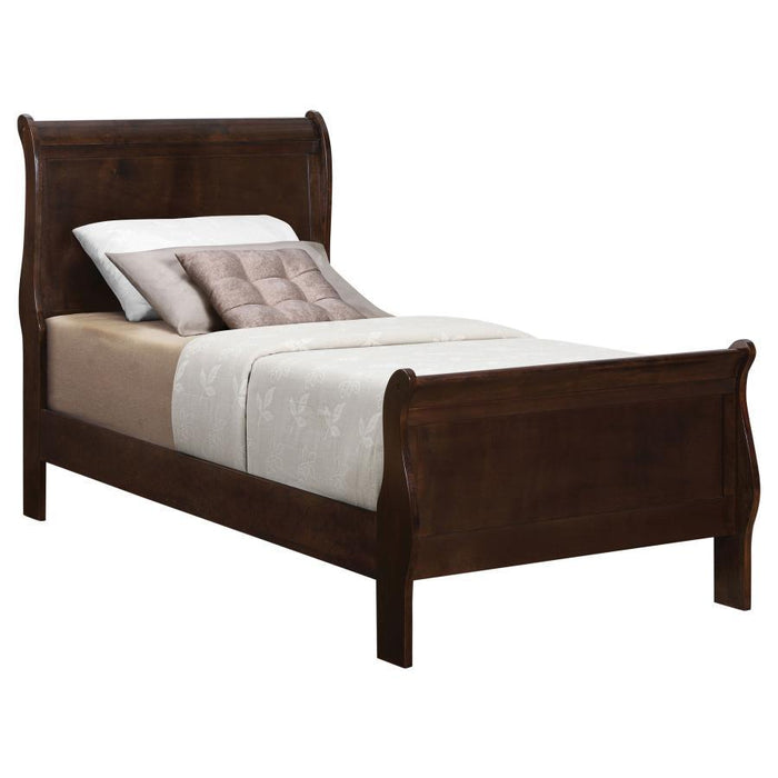 Louis Philippe - Panel Sleigh Bed