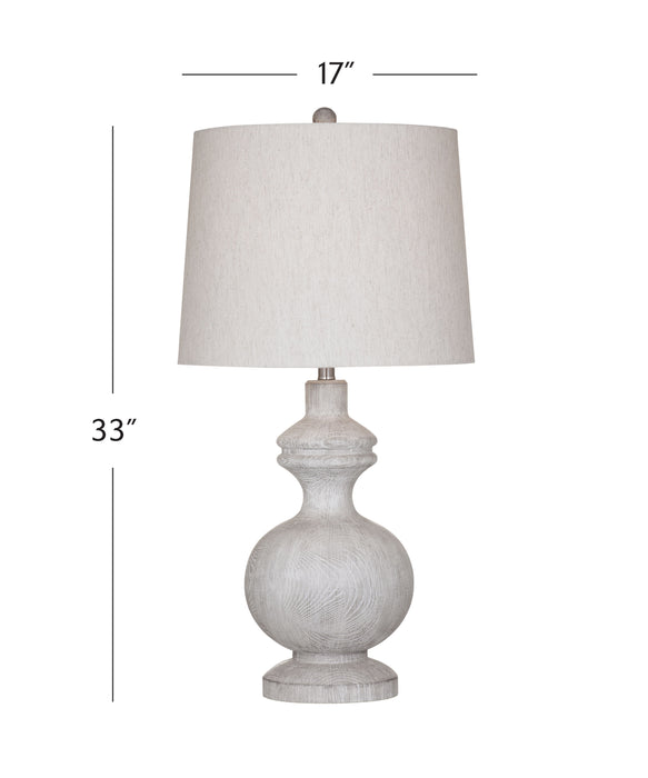 Krishina - Table Lamp - White Wash