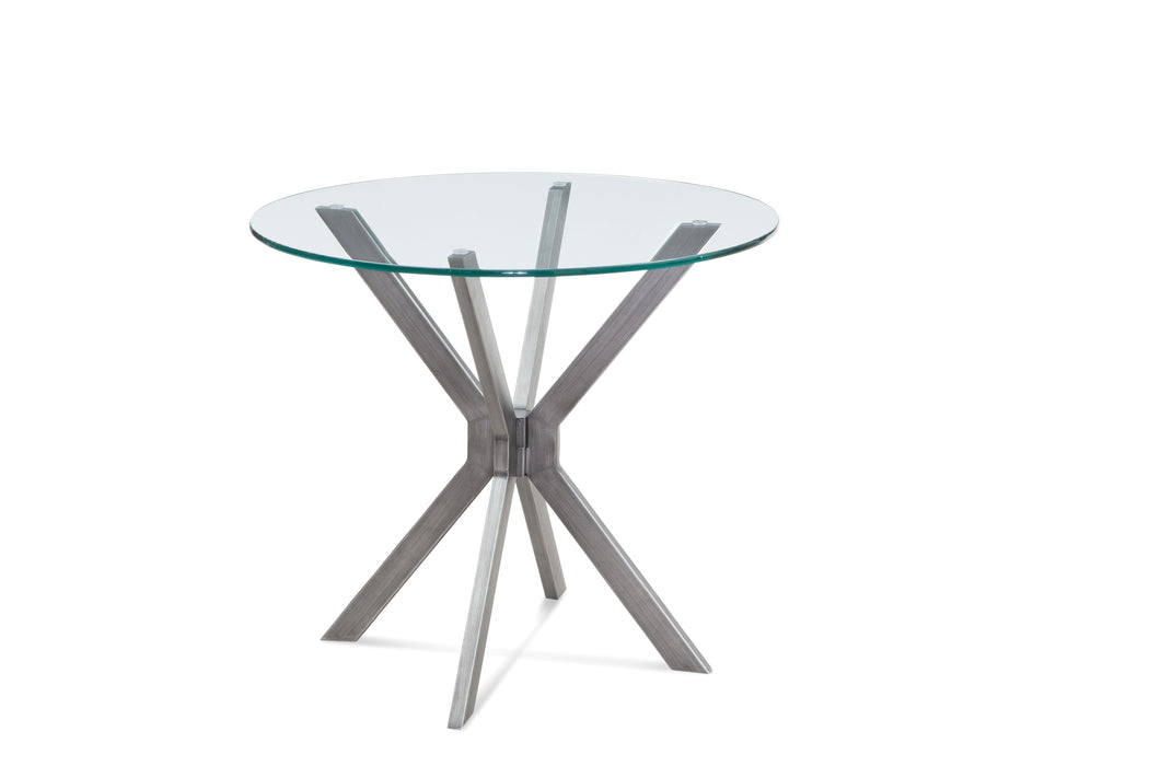 Deen - Round End Table - Gray