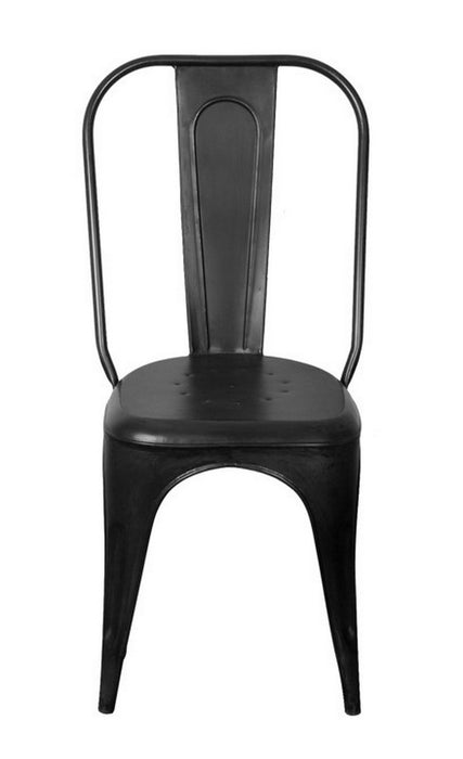Deacon - Metal Chairs (Set of 2) - Burnished Black Metal