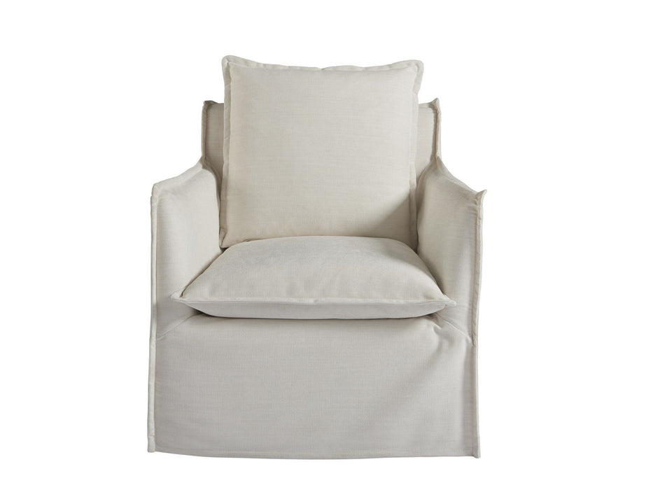 Escape - Siesta Key Swivel Chair - White