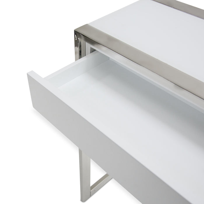 State St. - Console Table - Glossy White