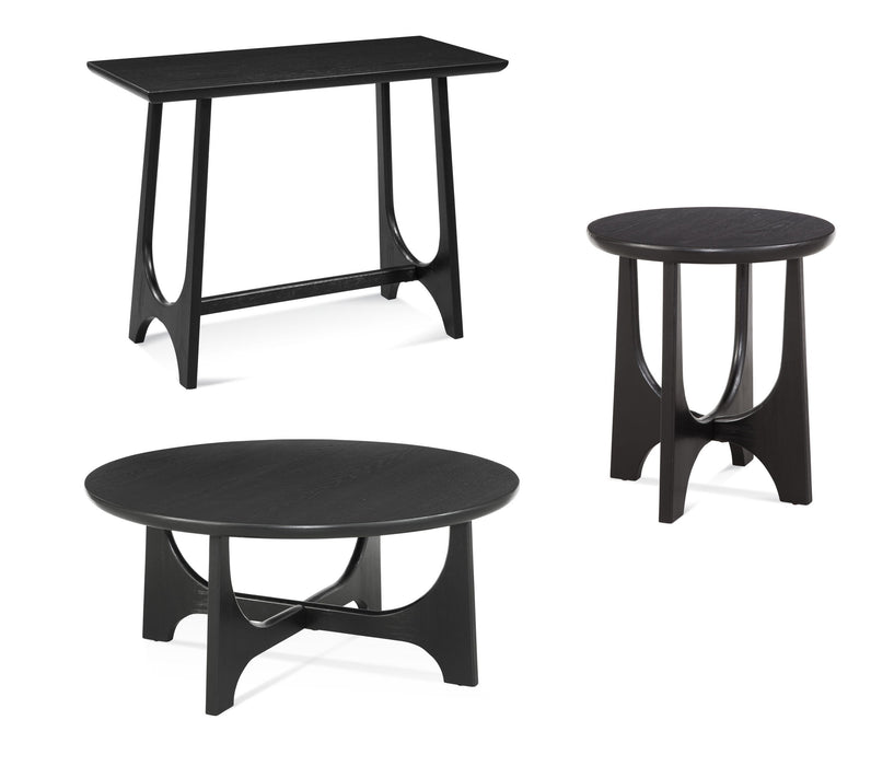 Dunnigan - Round Cocktail Table - Black