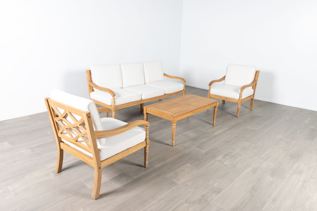 Savannah - Club Chairs (Set of 2) - White Linen