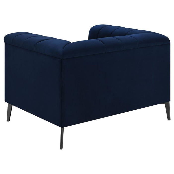 Chalet - Tuxedo Arm Chair - Blue
