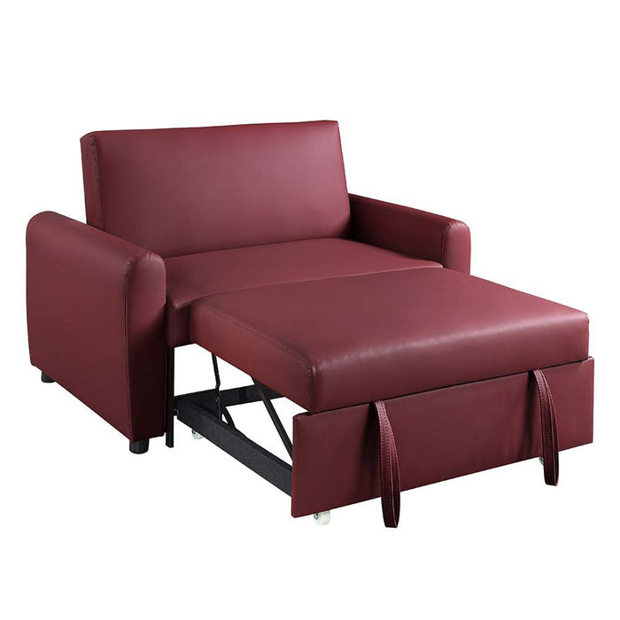 Caia - Sofa - Red Fabric