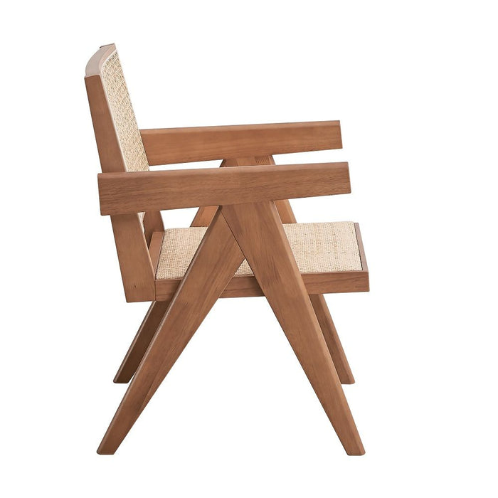 Velentina - Arm Chair (Set of 2) - Rattan & Natural