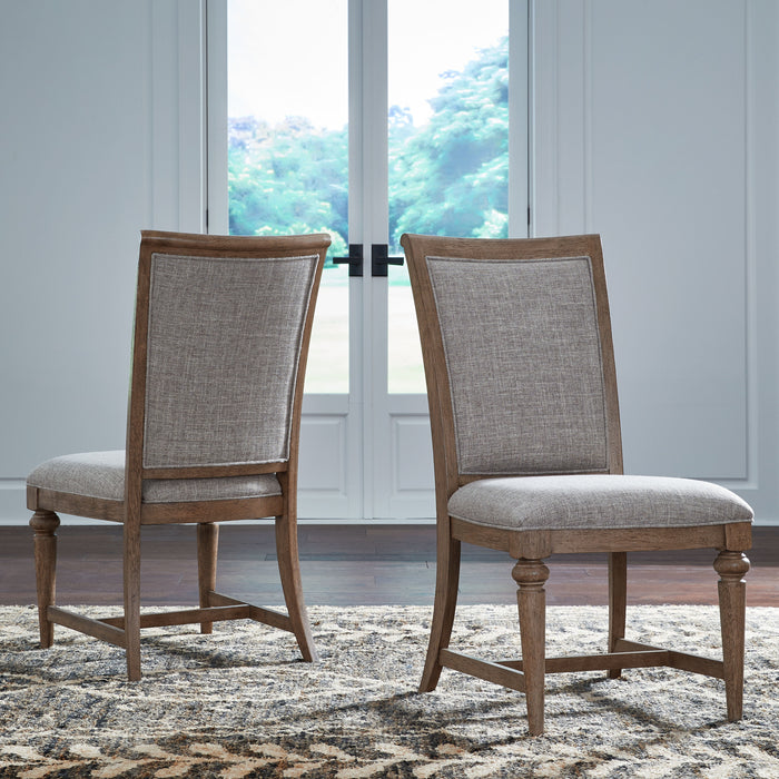 Camden Heights - Upholstered Back Side Chair (Set of 2) - Beige