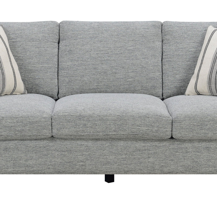 Elsbury - Sofa With 2 Pillows - Gray