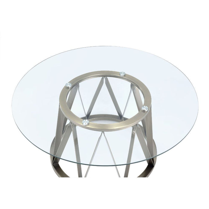 Perjan - Coffee Table - Antique Brass & Clear Glass