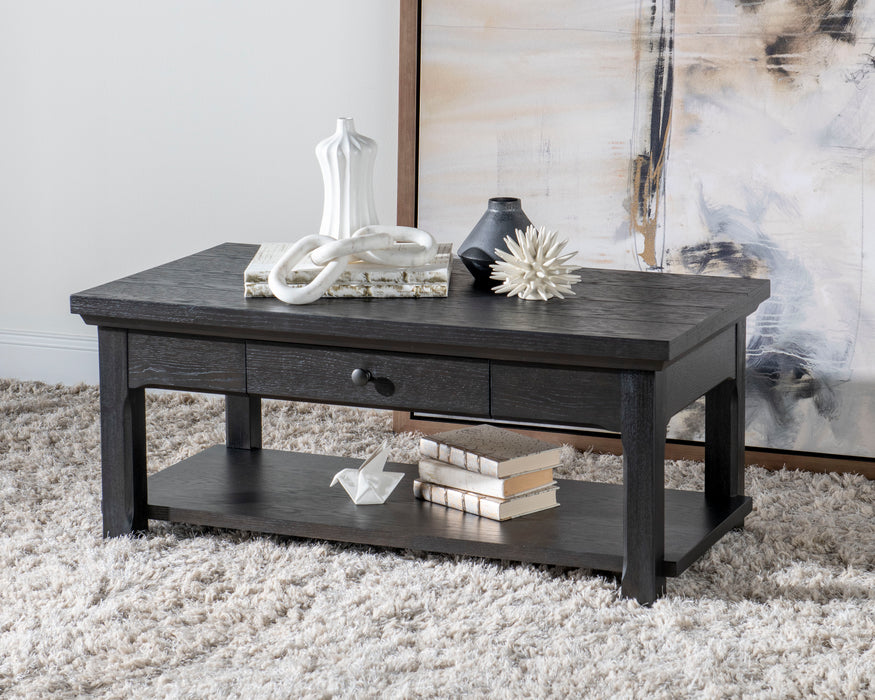 Westcliff - Coffee Table With Drawers - Black