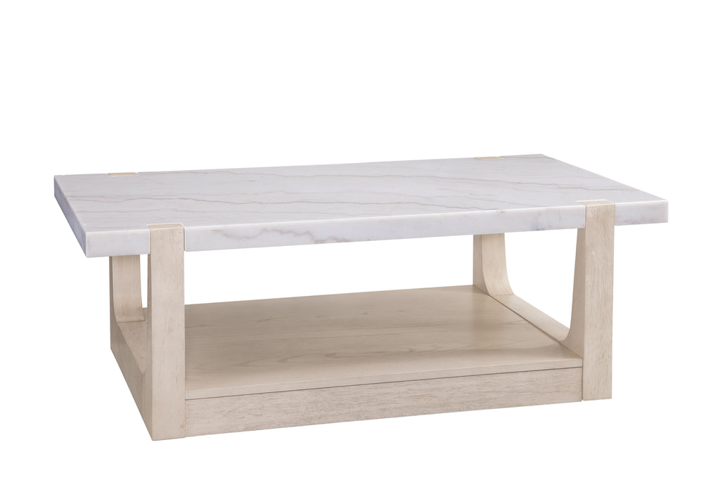 Newport - Rectangle Cocktail Table - White