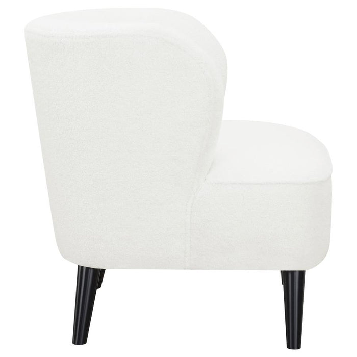 Alonzo - Upholstered Track Arms Accent Chair - Natural