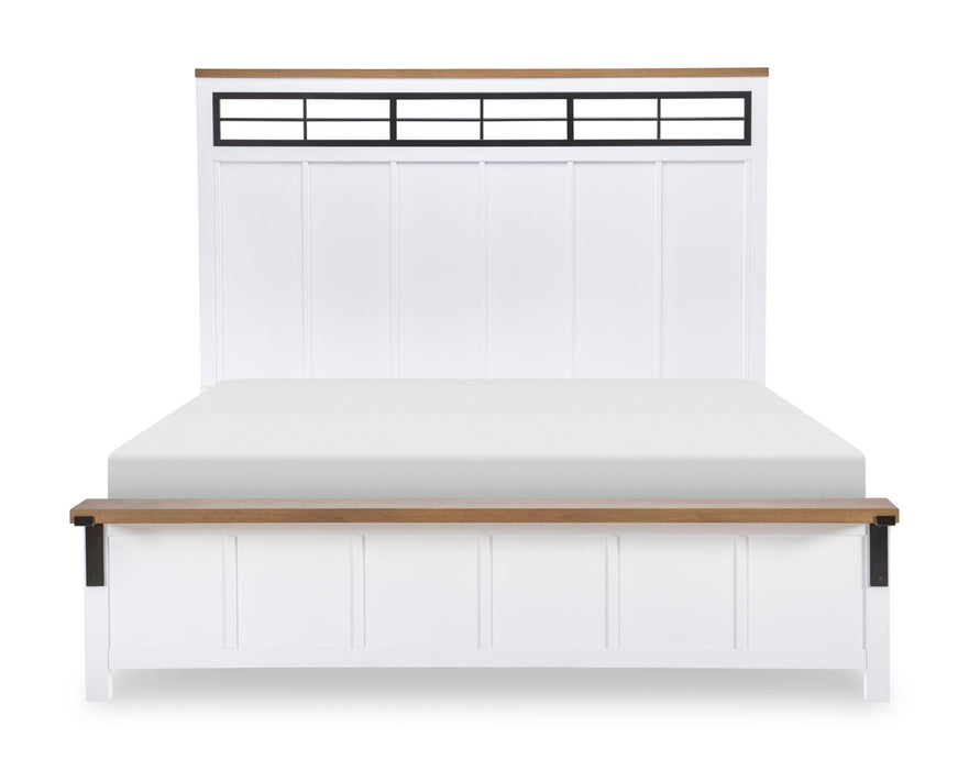 Franklin - Complete Two Tone Panel Bed