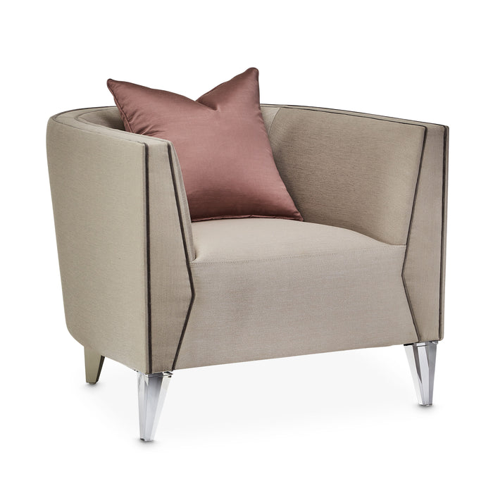 Linea - Matching Chair - Metallic/SilverMist