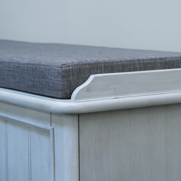 New Haven - Storage Bench - Oyster Shell
