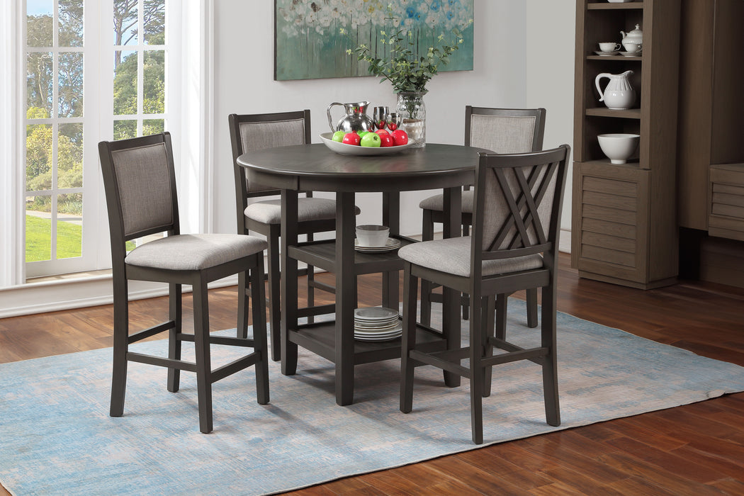 Amy - 5 Piece Counter Dining Set