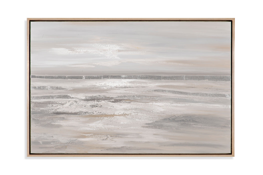 Silver Landscape - Canvas Art - Gray