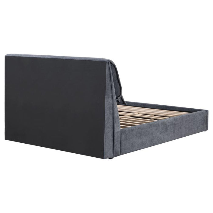 Laurel - Upholstered Platform Bed With Pillow Headboard
