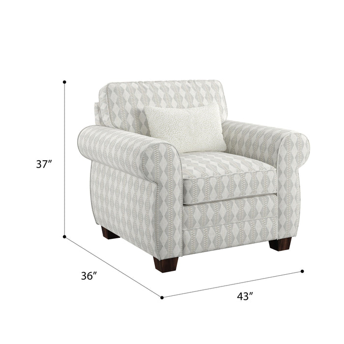 Royce - Complete Chair - Diamond Stripe