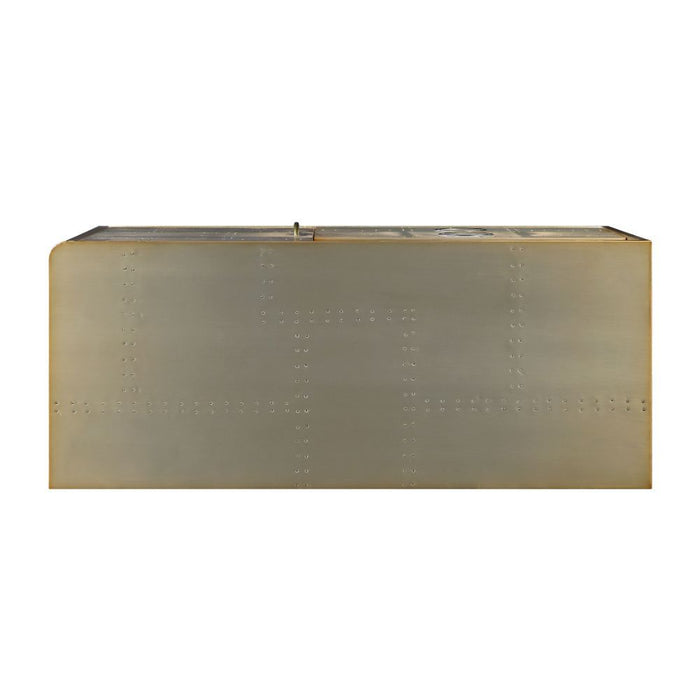 Jennavieve - Cabinet - Gold Aluminum