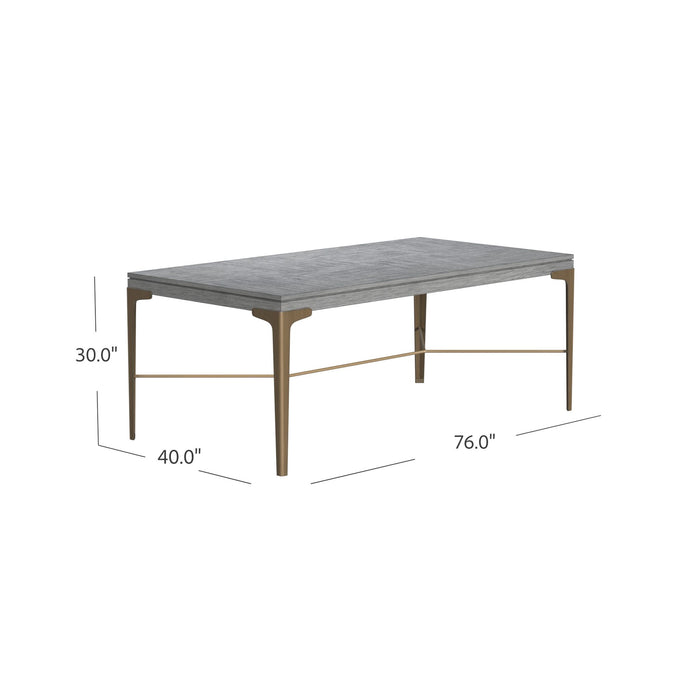 Nylah - Dining Table - Pearl Silver
