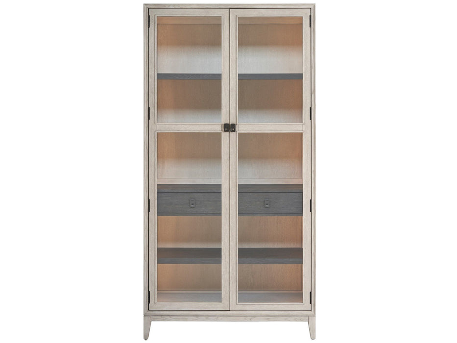 Coalesce - Canseco Display Cabinet - Pearl Silver