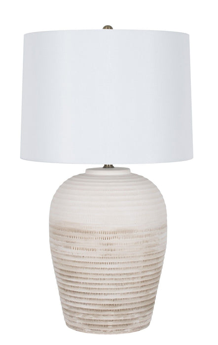 Goshen - Table Lamp - Distressed White