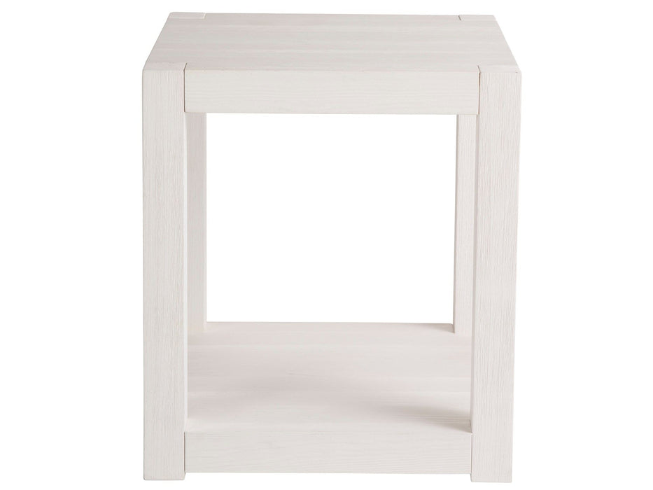 Weekender Coastal Living Home - Hermosa Square End Table - White