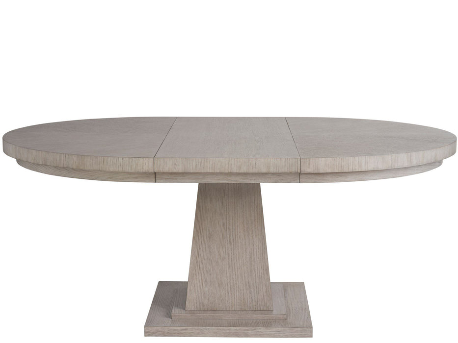Coalesce - Rasmus Round Dining Table - Pearl Silver