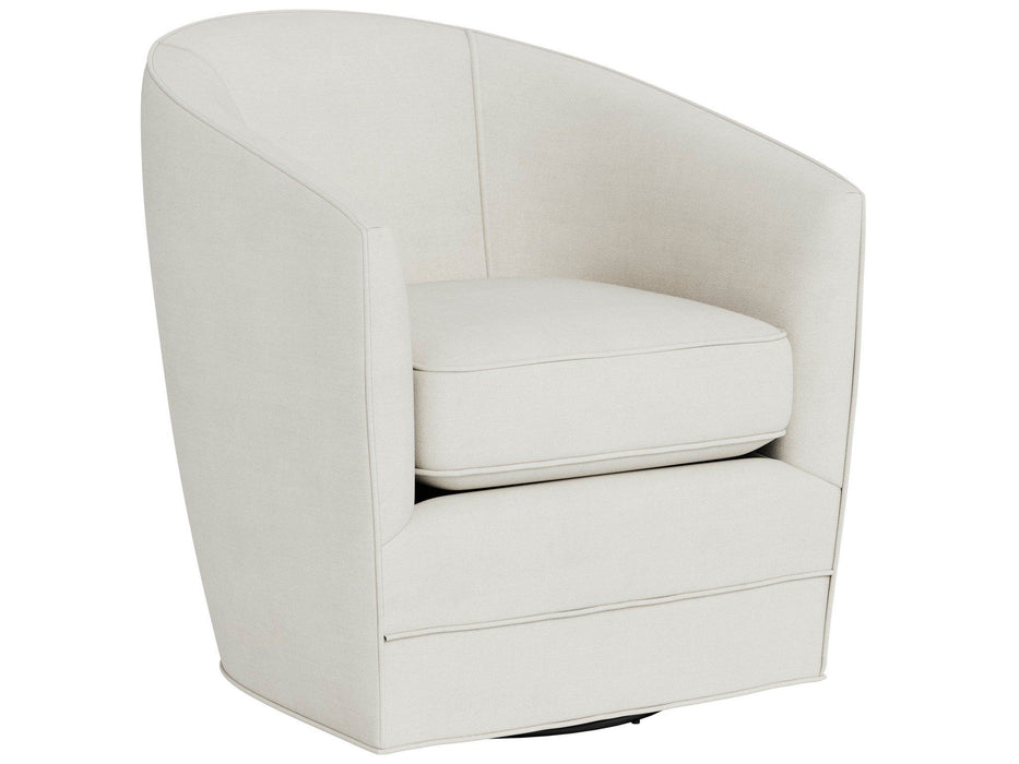 Burke - Outdoor Swivel Chair, Special Order - White