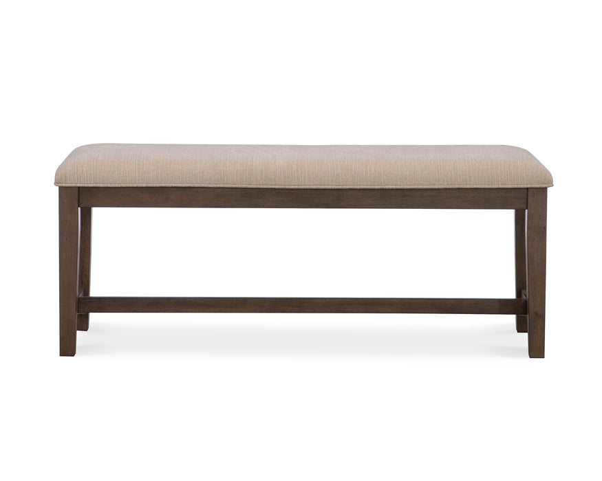 Bluffton Heights - Transitional Bench - Brown