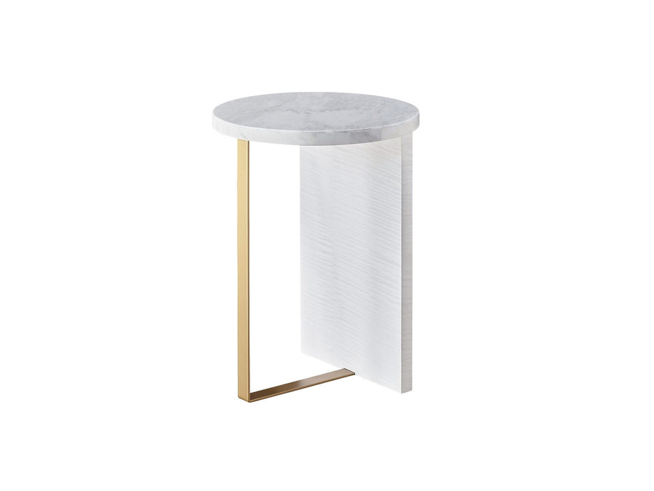 Tranquility - Miranda Kerr Home - Reverie Round Accent Table - White