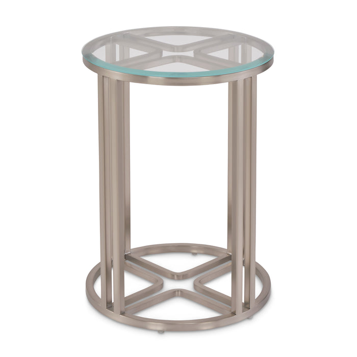 Lanterna - Chairside Table - Silver Mist