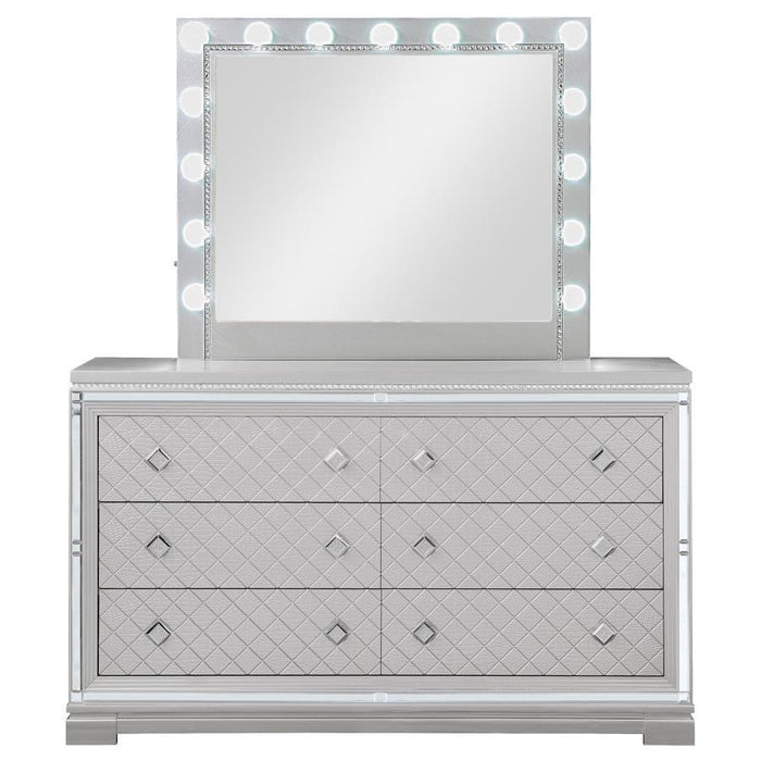 Eleanor - Rectangular 6-drawer Dresser With Mirror