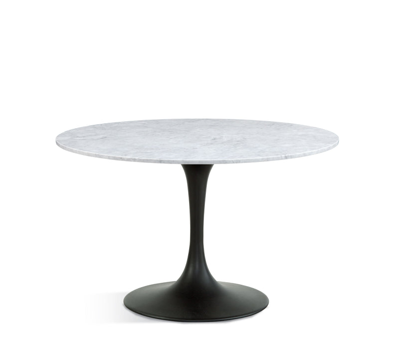 Dunham - Dining Table - White / Black