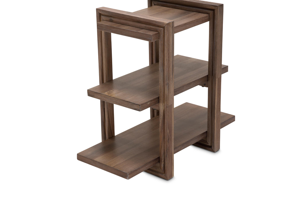 Hudson Ferry - Chair Side Table - Driftwood