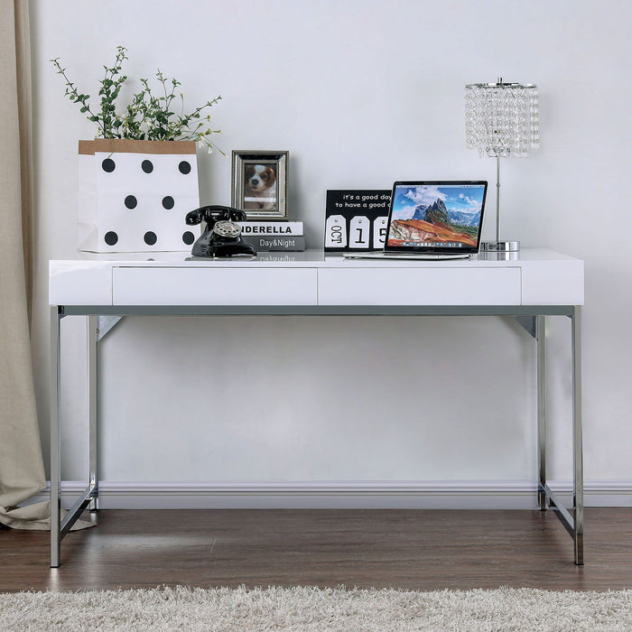 Loke - Computer Desk - White