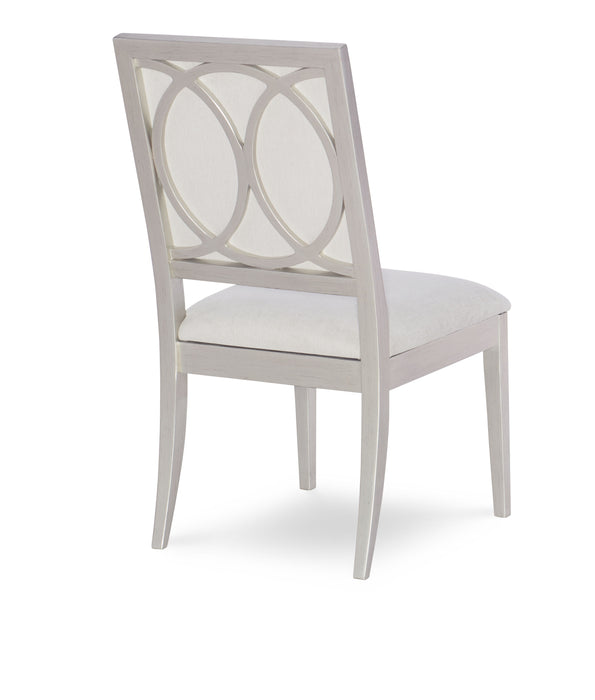 Cinema by Rachael Ray - Upholstered Side Chair (Set of 2) - Pearl Silver