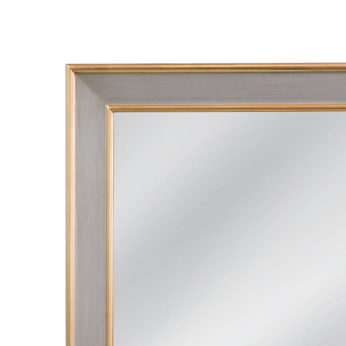Doubled - Wall Mirror - Pearl Silver